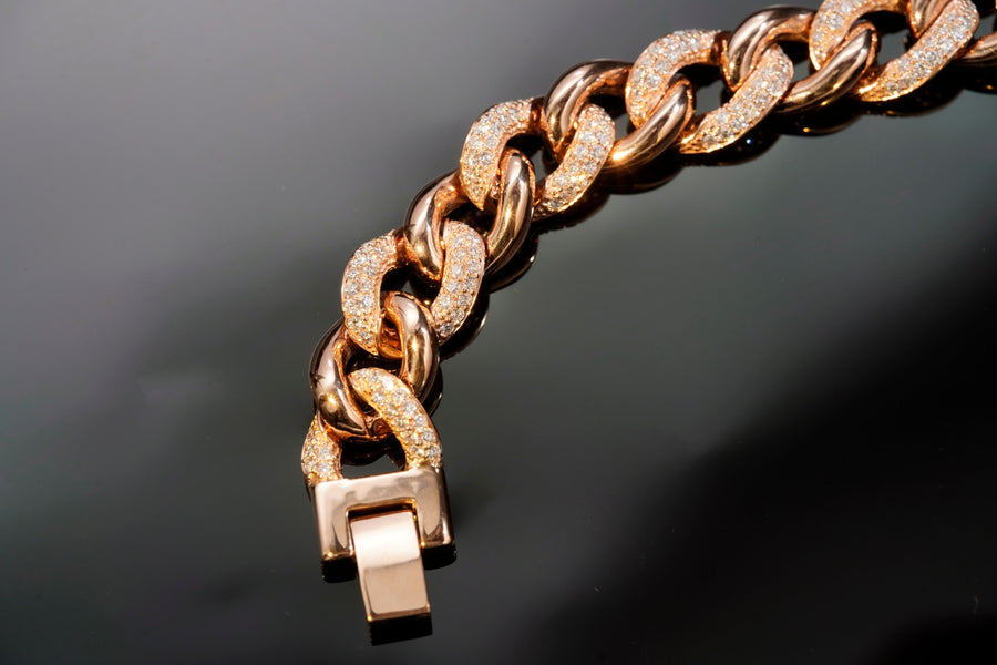 'Chain' Style Diamond Bracelet  鎖鏈形手鍊
