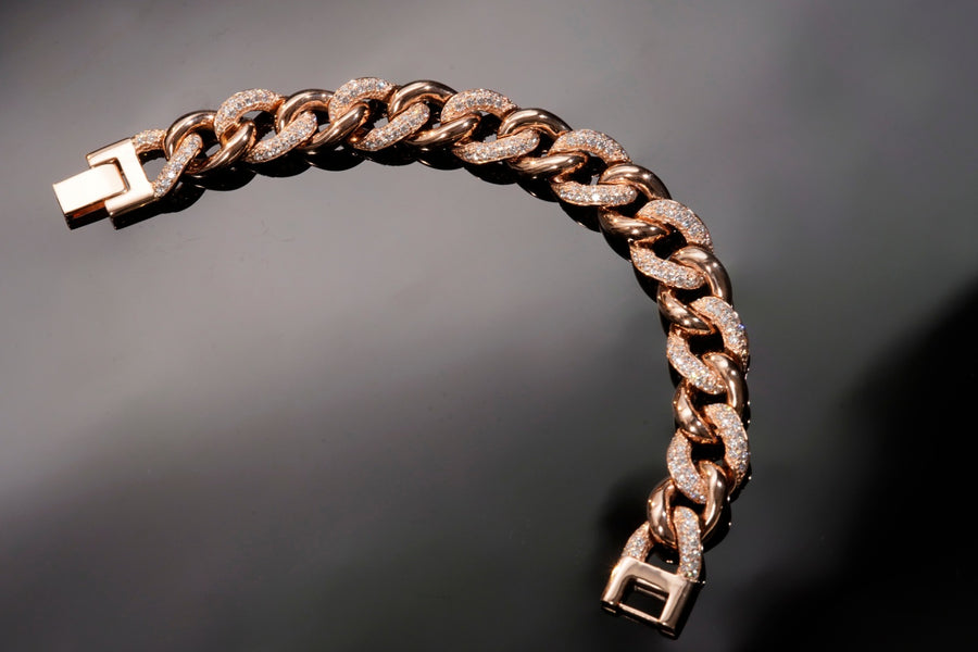 'Chain' Style Diamond Bracelet  鎖鏈形手鍊